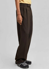 Beo Suit Pants - Dark Espresso