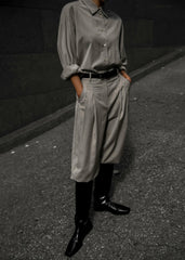 Gelso Shirt - Light Taupe Melange