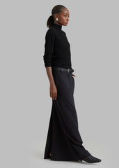 Malvo Long Pencil Skirt - Black