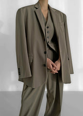 Tansy Oversized Blazer - Olive