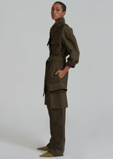 Linda Jumpsuit - Dark Olive