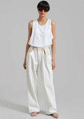 Briston Boxy Tank - White