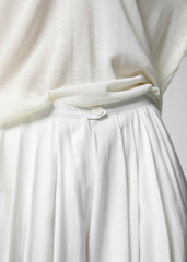 Sloane Wide Leg Trousers - White
