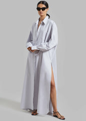 Avery Shirt Dress - Grey