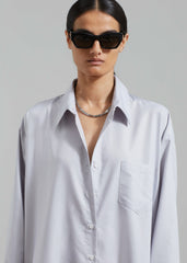 Avery Shirt Dress - Grey