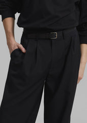 Peyton Pleated Pants - Black