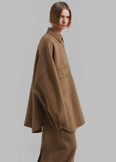 Dallas Wool Overshirt - Camel