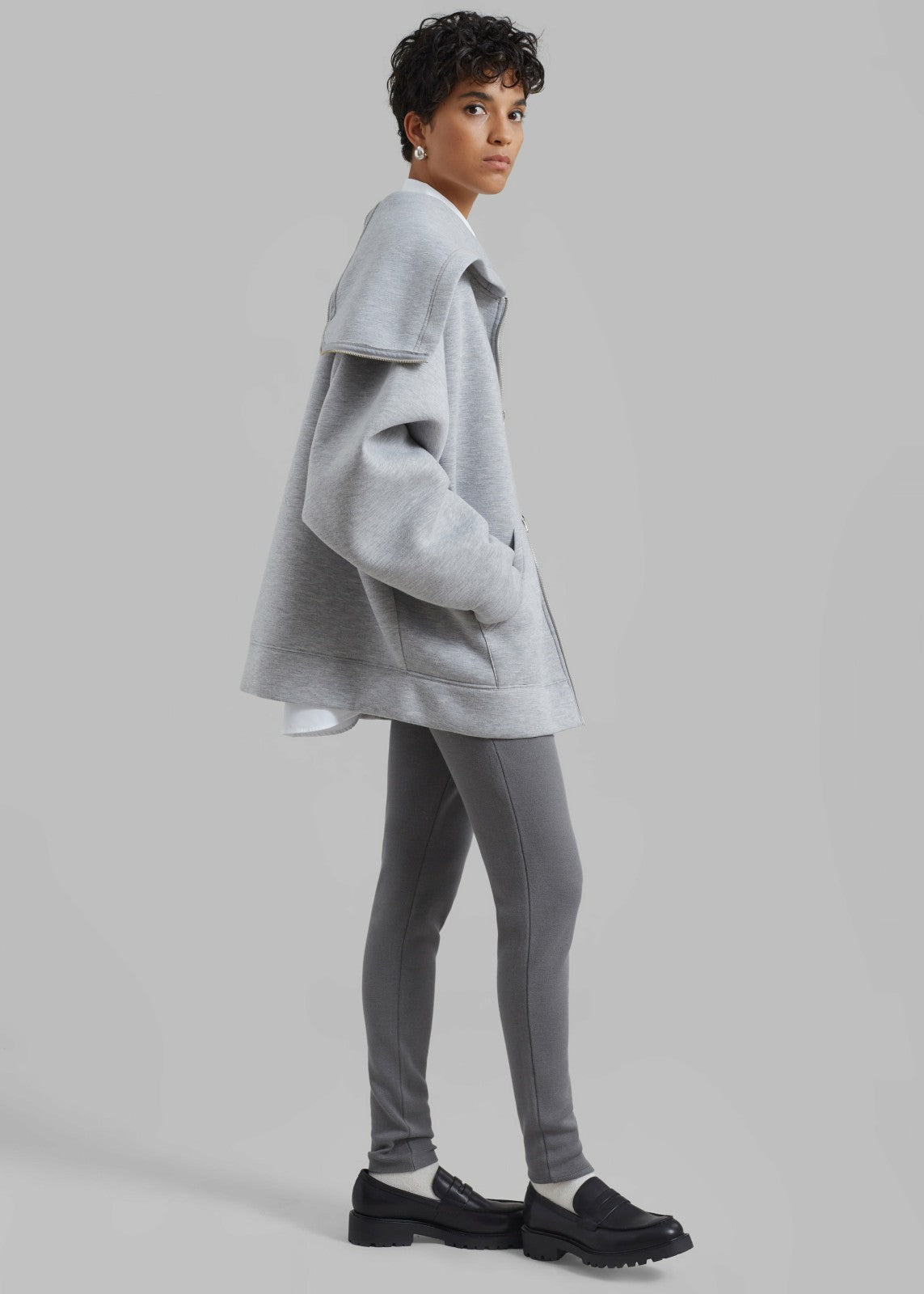 Denton Oversized Hoodie - Grey