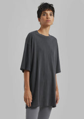 Avak Oversized Tee - Charcoal