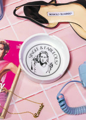 THNK1994 "Single & Fabulous?" Ashtray - White