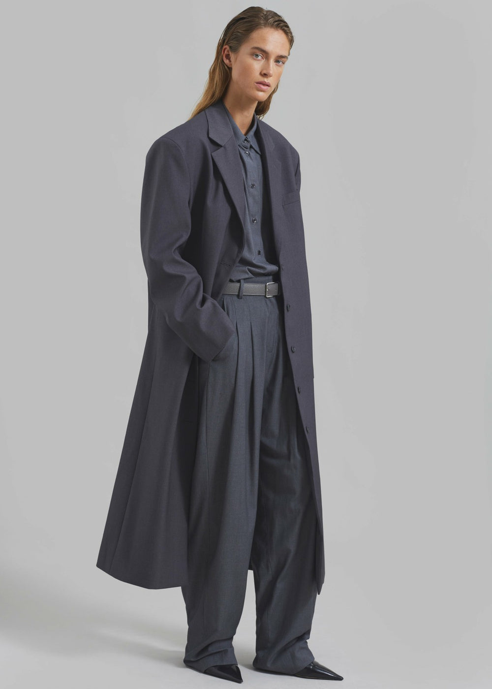 Robinson Long Coat - Grey