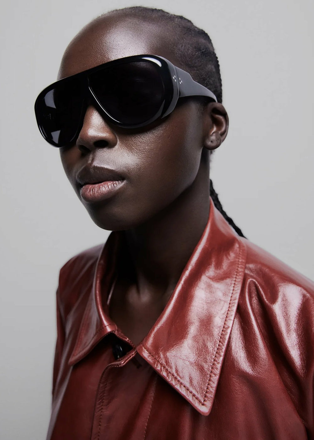 Port Tanger Gambia Sunglasses - Black Acetate/Black Lens