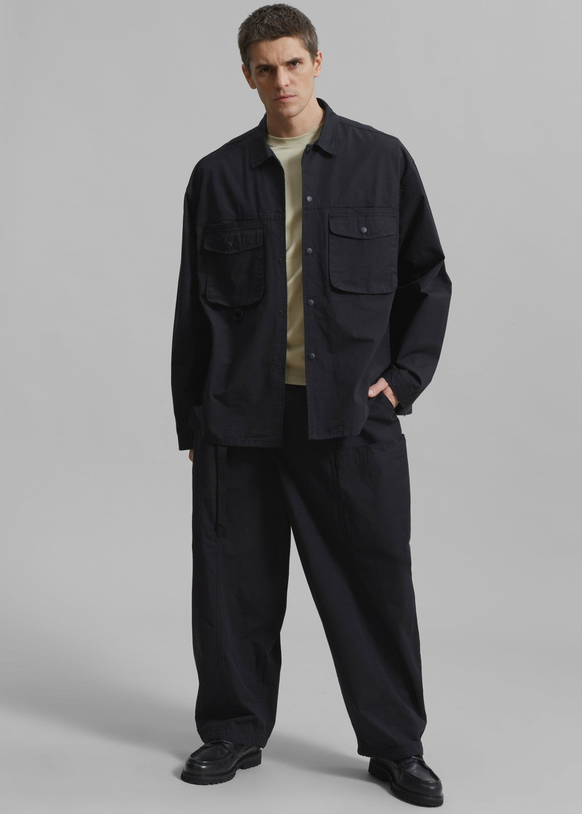 Jameson Button Up Shirt - Black