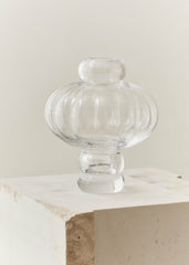Louise Roe Glass Balloon Vase 02 - Clear