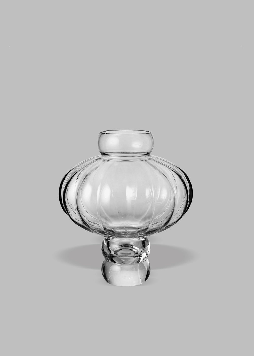 Louise Roe Glass Balloon Vase 02 - Clear
