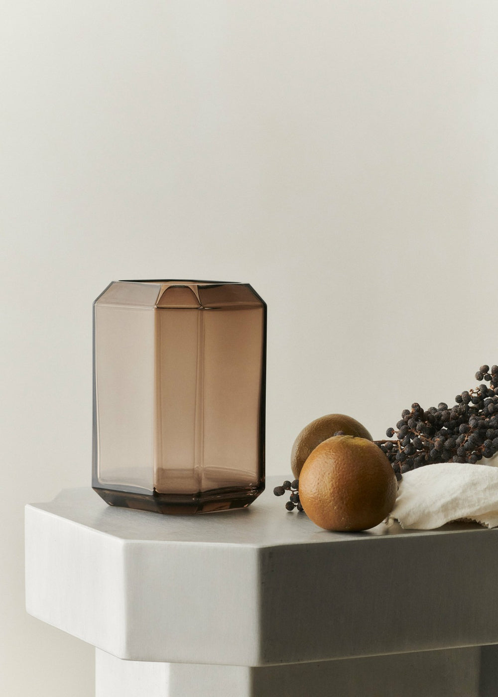 Louise Roe Jewel Vase Medium - Smoke