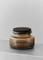 Louise Roe Viola Glass Container - Smoke