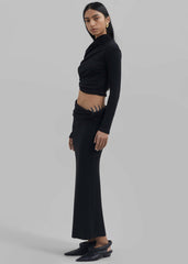 Margot Asymmetric Top - Black