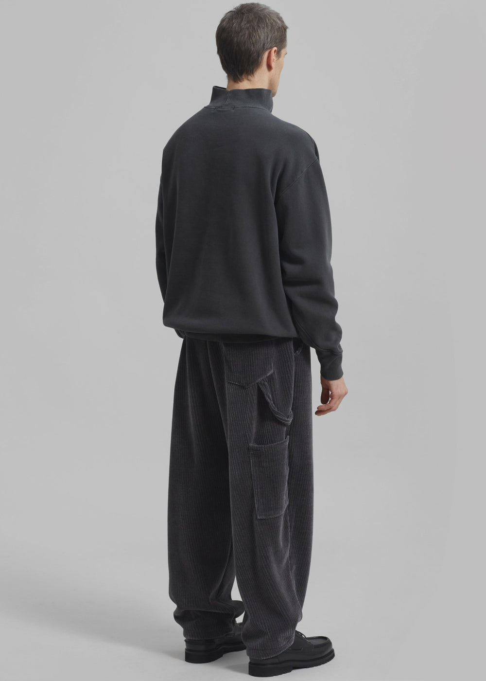 Declan Corduroy Pants - Charcoal