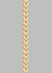 Bevza Flat Spikelet Choker - Gold