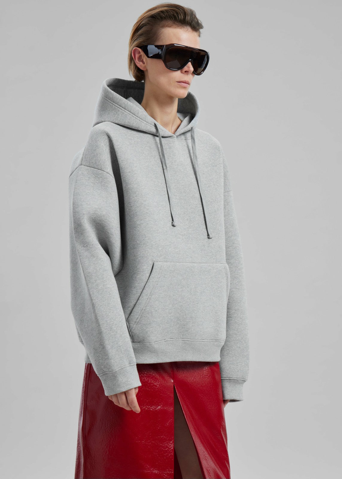 Easton Oversized Hoodie - Light Grey