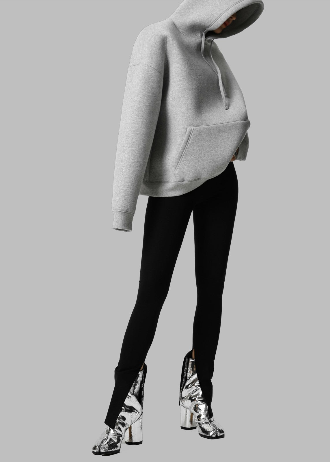 Easton Oversized Hoodie - Light Grey