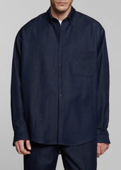 Mason Button Up Shirt - Indigo