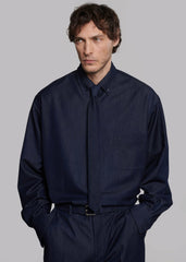 Mason Button Up Shirt - Indigo