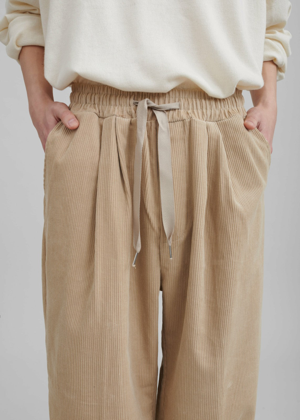 Brixton Corduroy Joggers - Beige