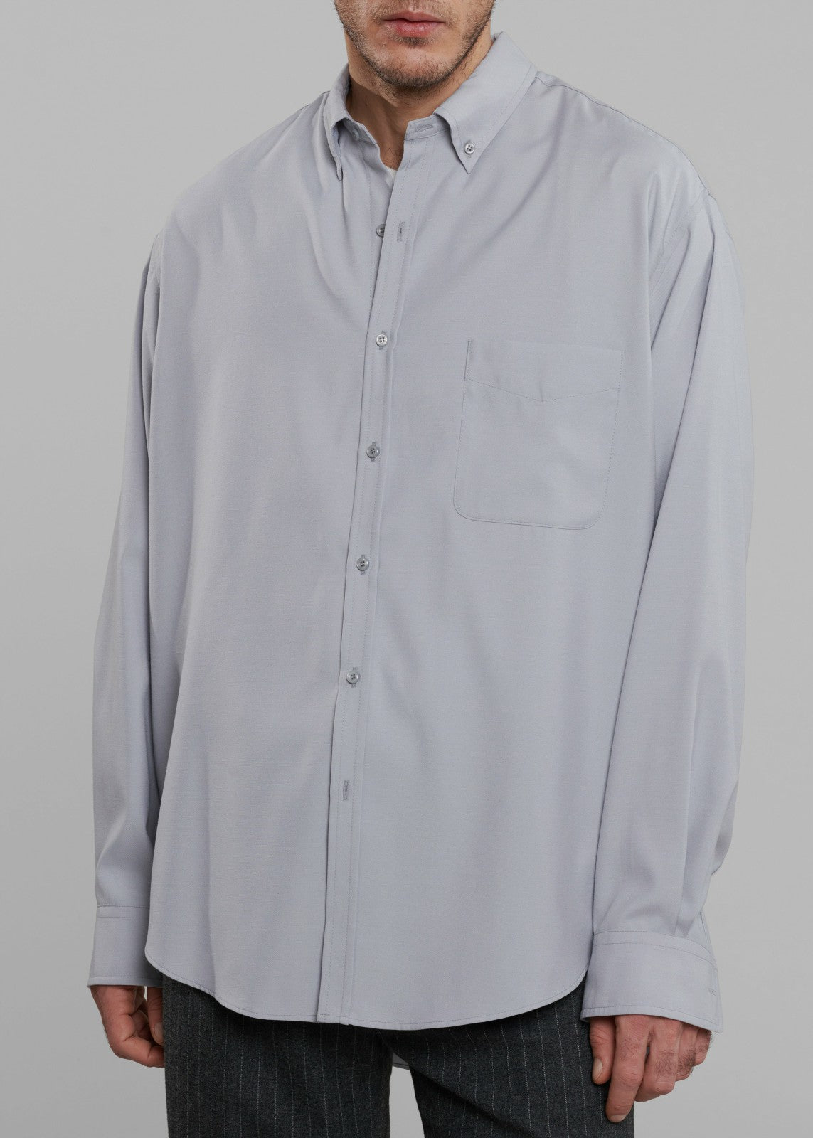 Sinclair Oxford Shirt - Grey