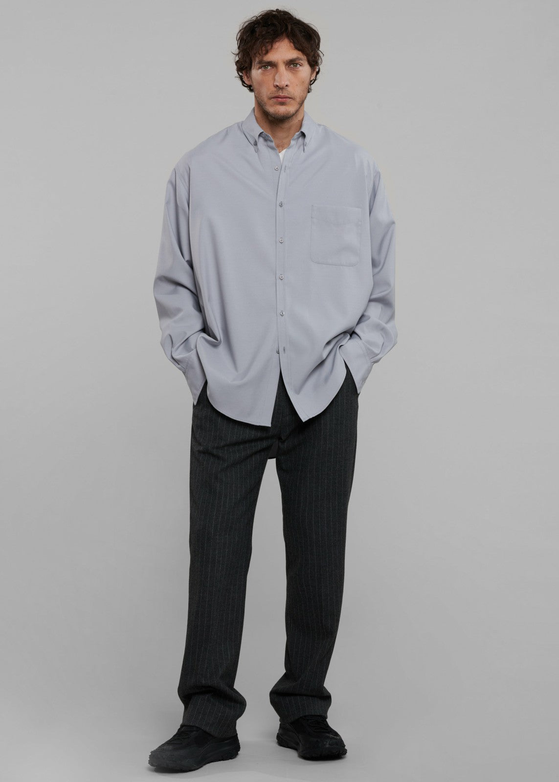 Sinclair Oxford Shirt - Grey