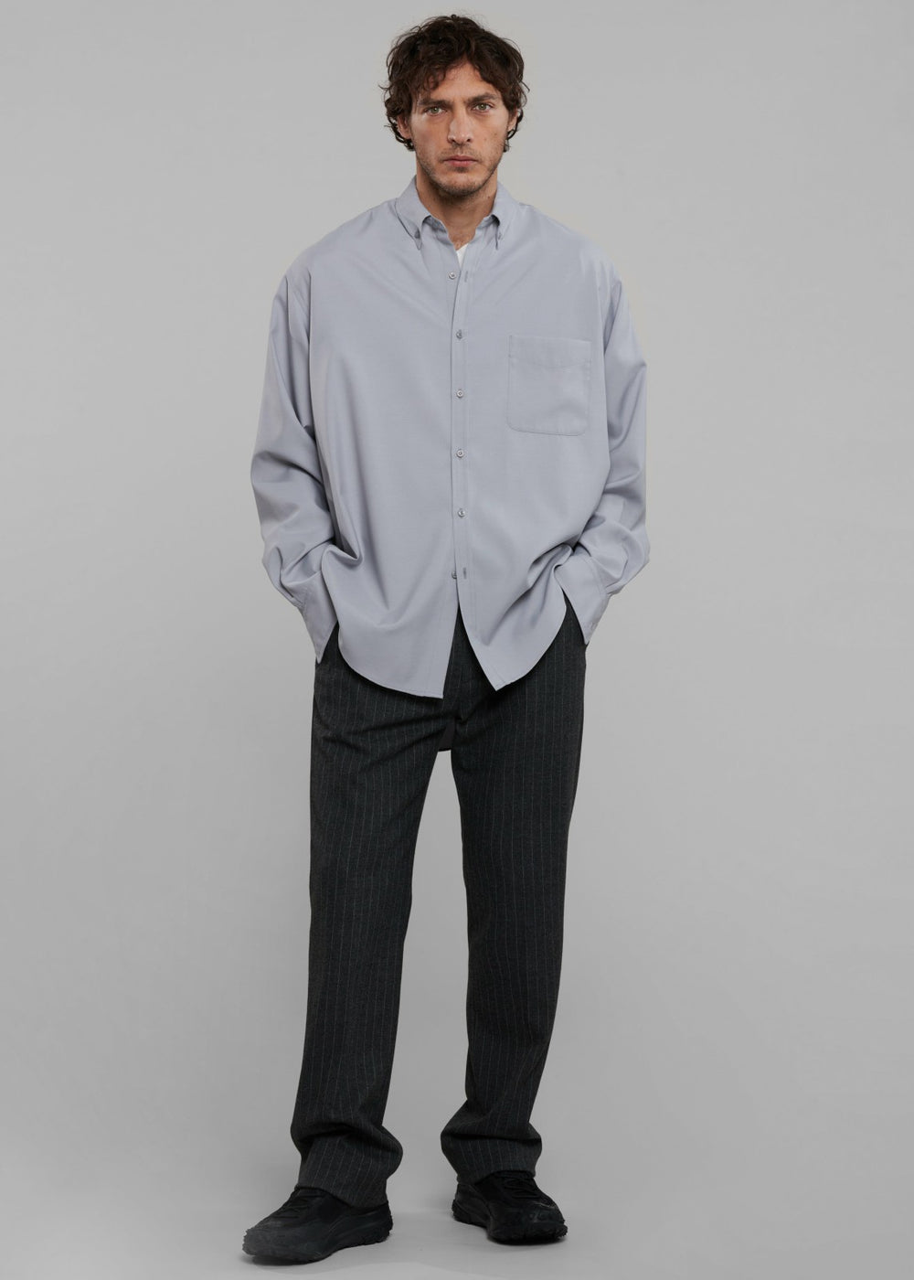 Sinclair Oxford Shirt - Grey