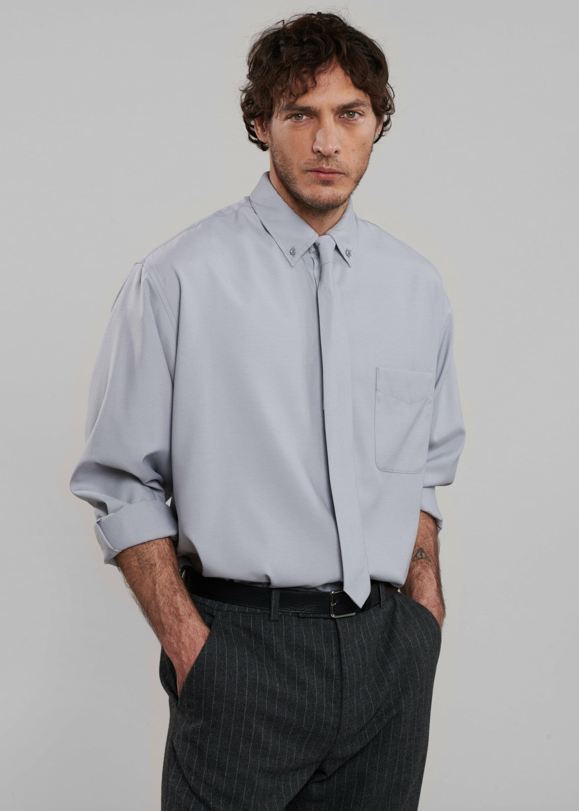 Sinclair Oxford Shirt - Grey