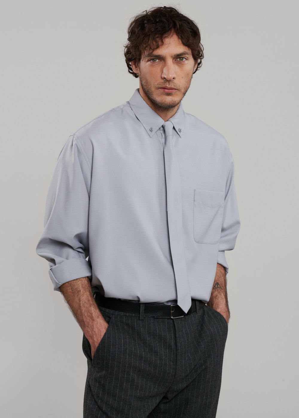 Sinclair Oxford Shirt - Grey
