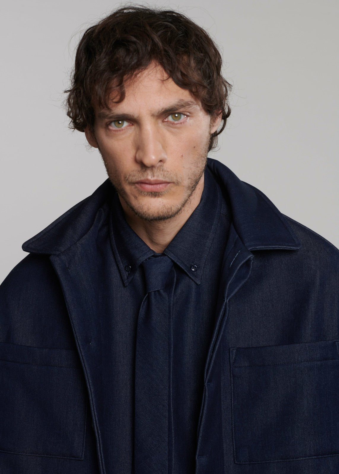 Mason Boxy Jacket - Indigo