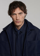 Mason Boxy Jacket - Indigo