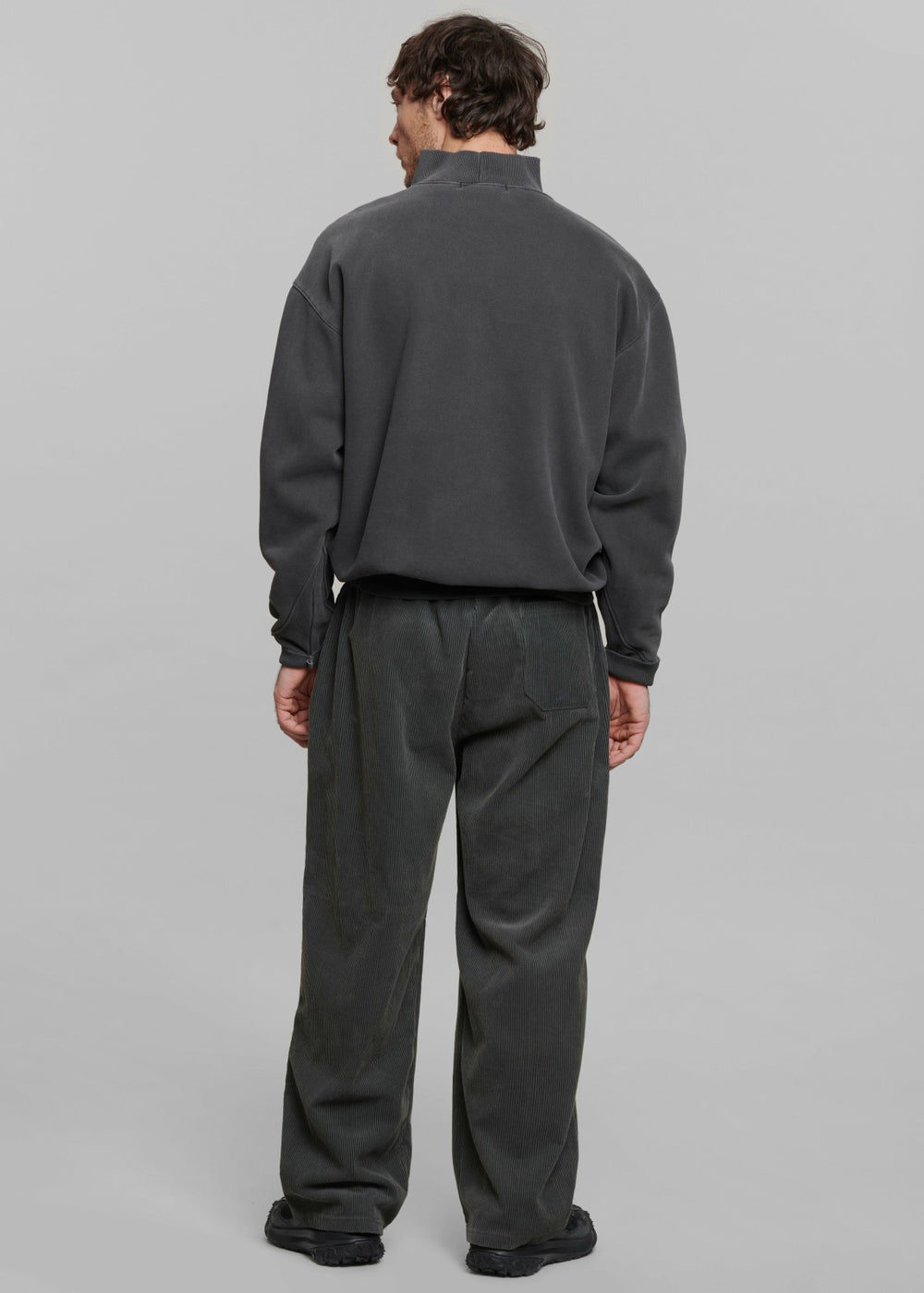 Brixton Corduroy Joggers - Charcoal