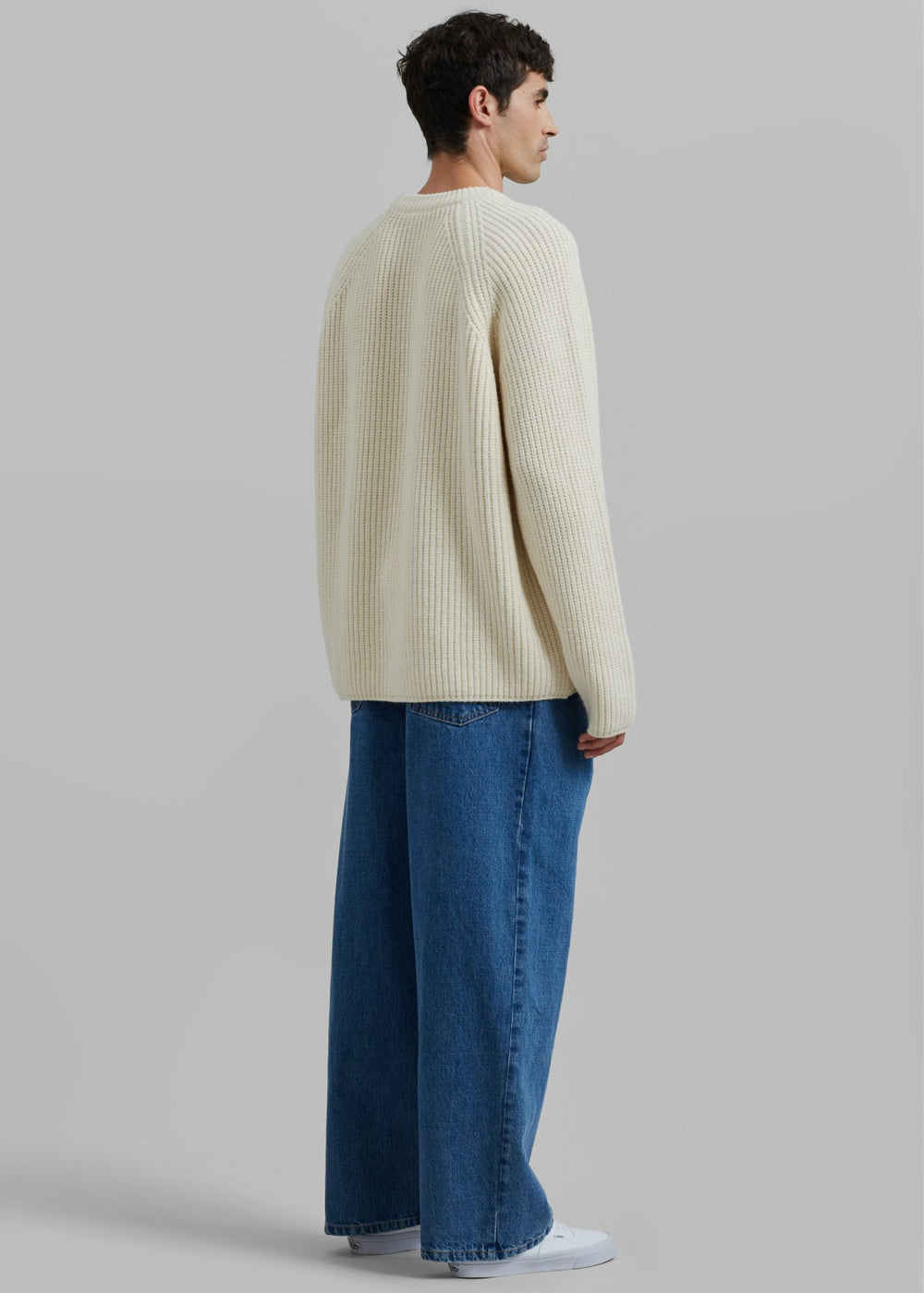 Carter Crew Neck Sweater - Beige