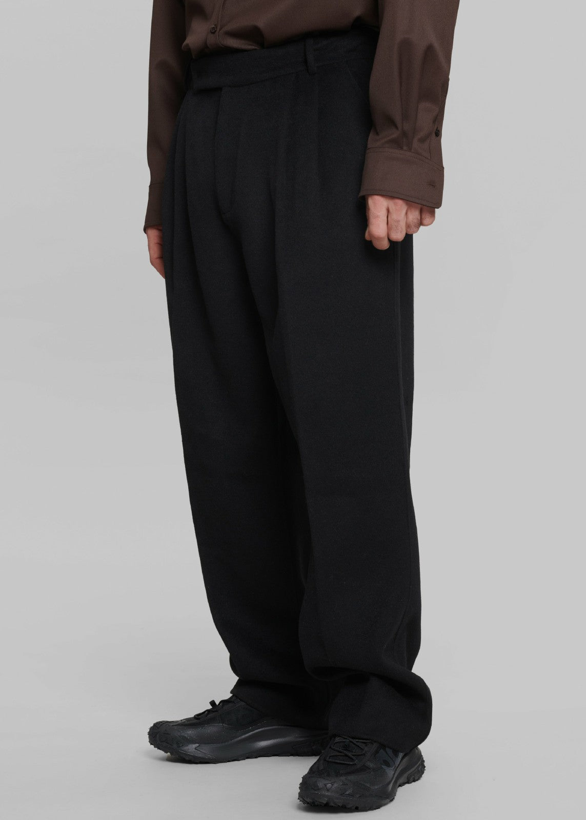 Beo Wool Suit Pants - Black