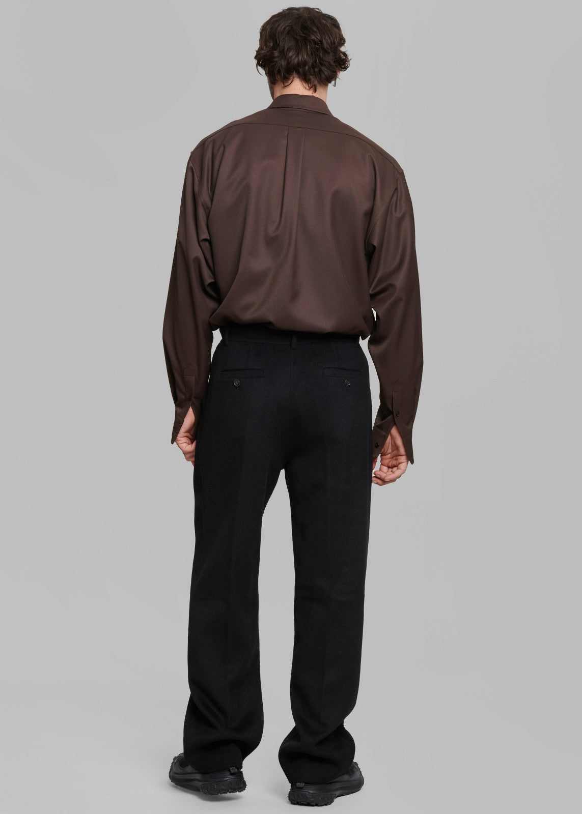 Beo Wool Suit Pants - Black