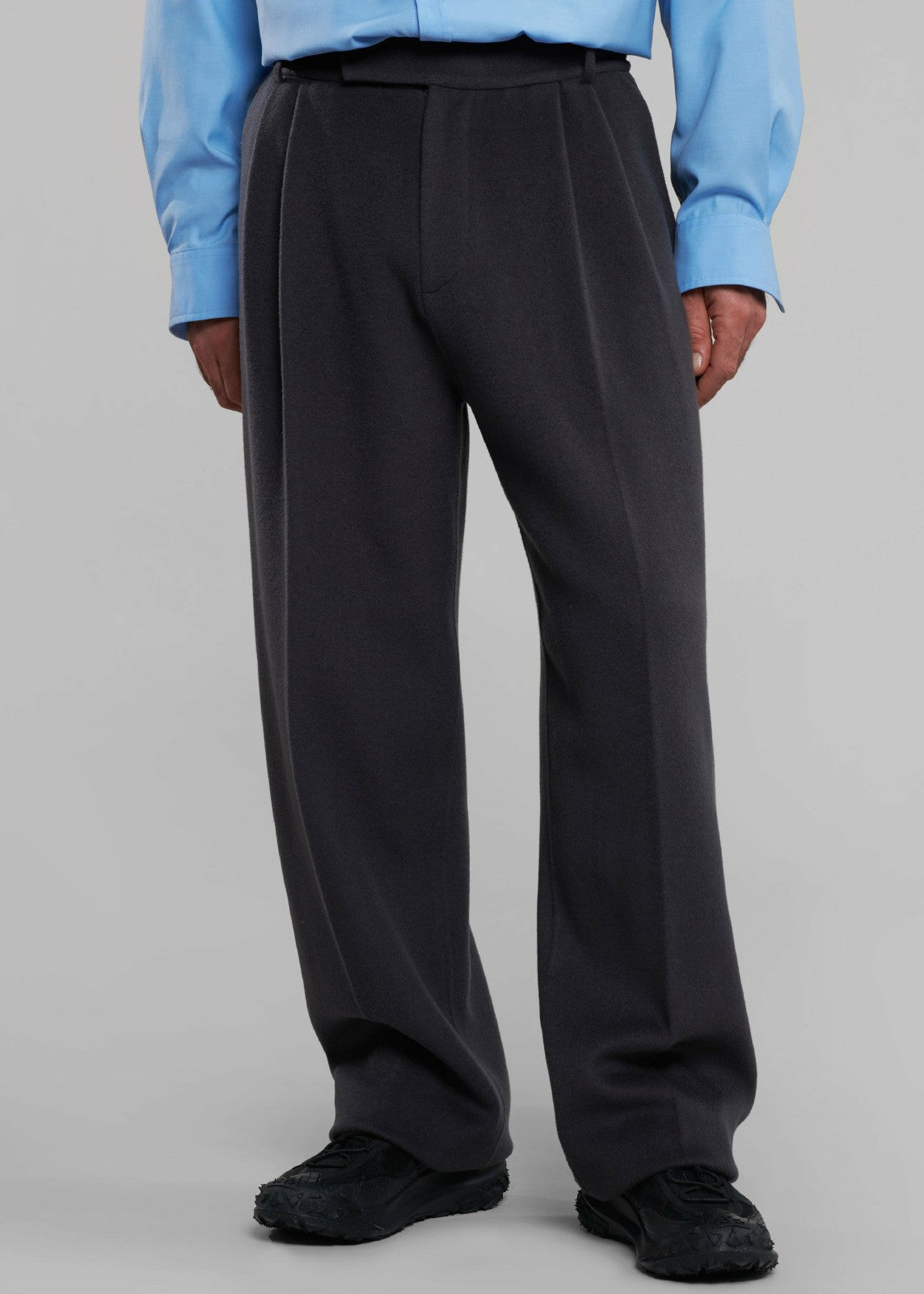 Beo Wool Suit Pants - Dark Grey
