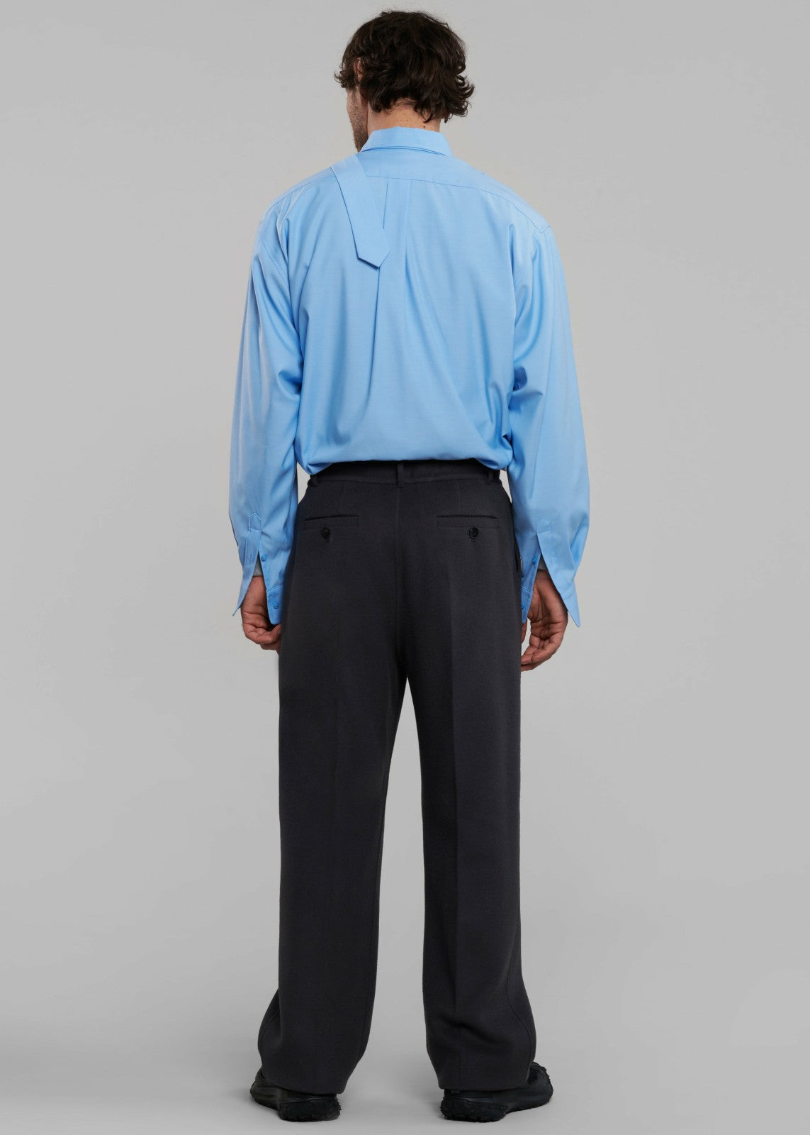 Beo Wool Suit Pants - Dark Grey