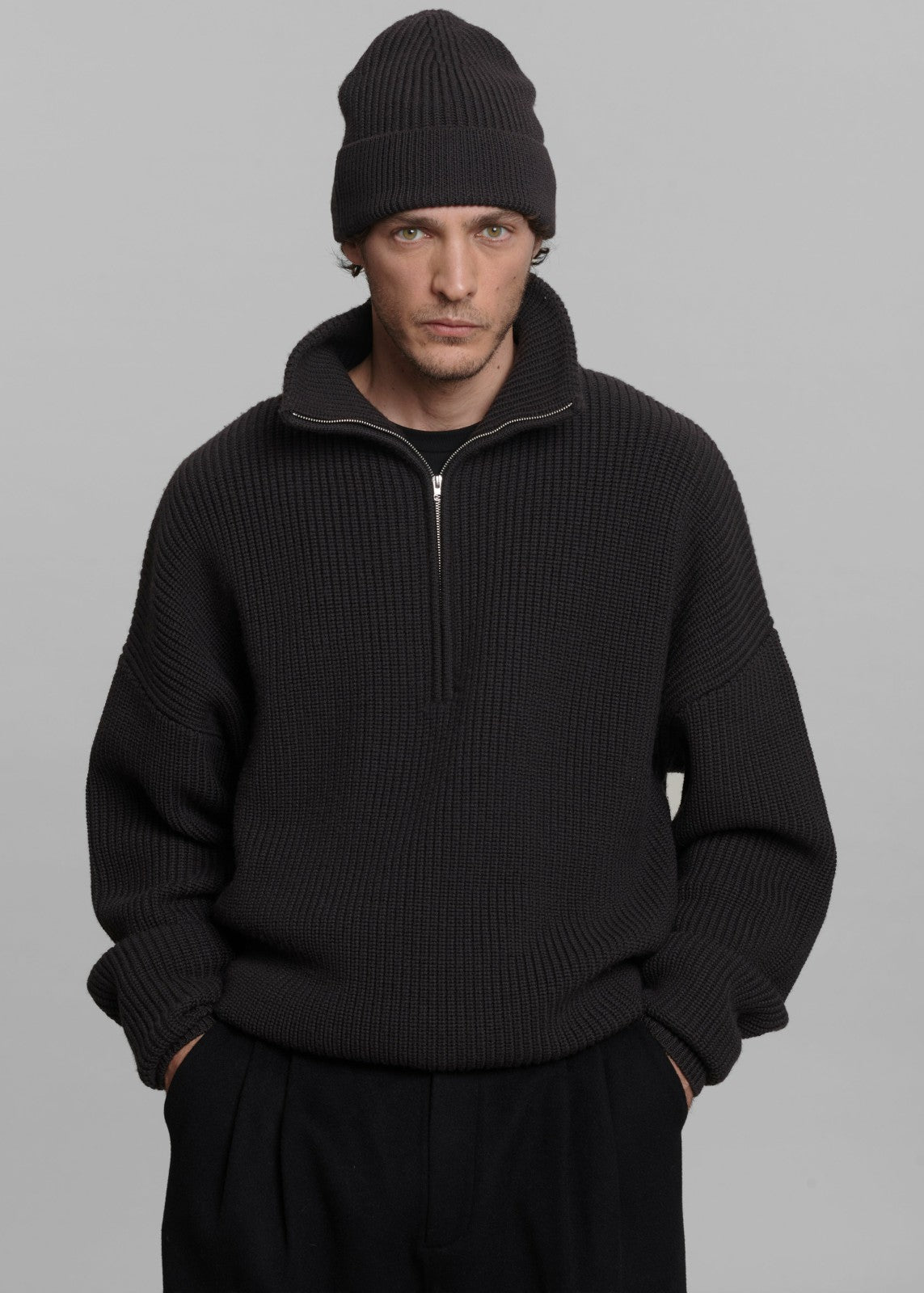 Amo Wool Beanie - Dark Plum