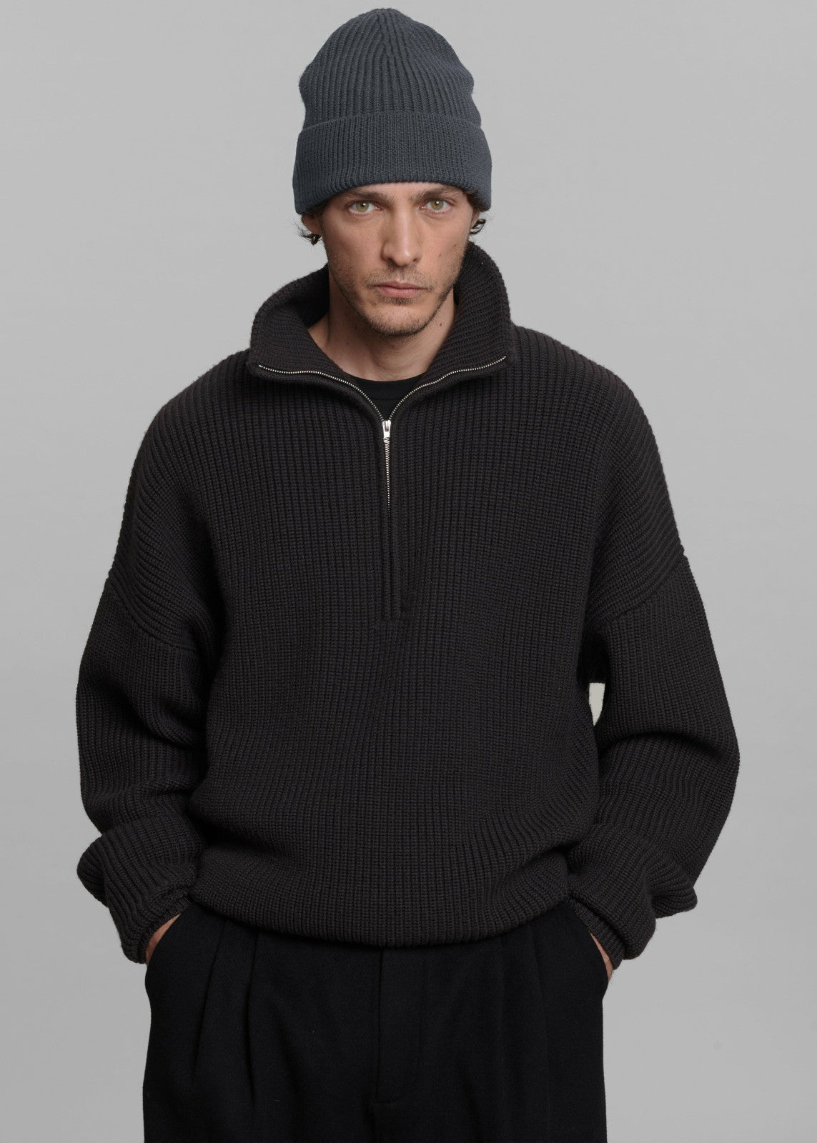Amo Wool Beanie - Grey Melange