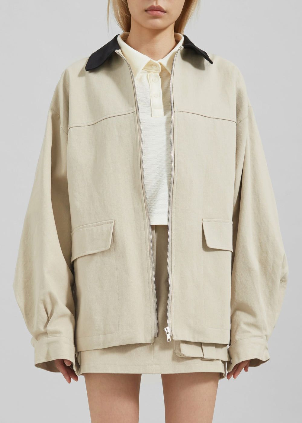 Malia Utility Jacket - Beige