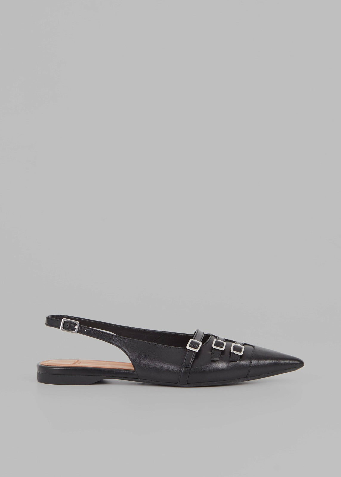 Vagabond Hermine Buckle Slingbacks - Black