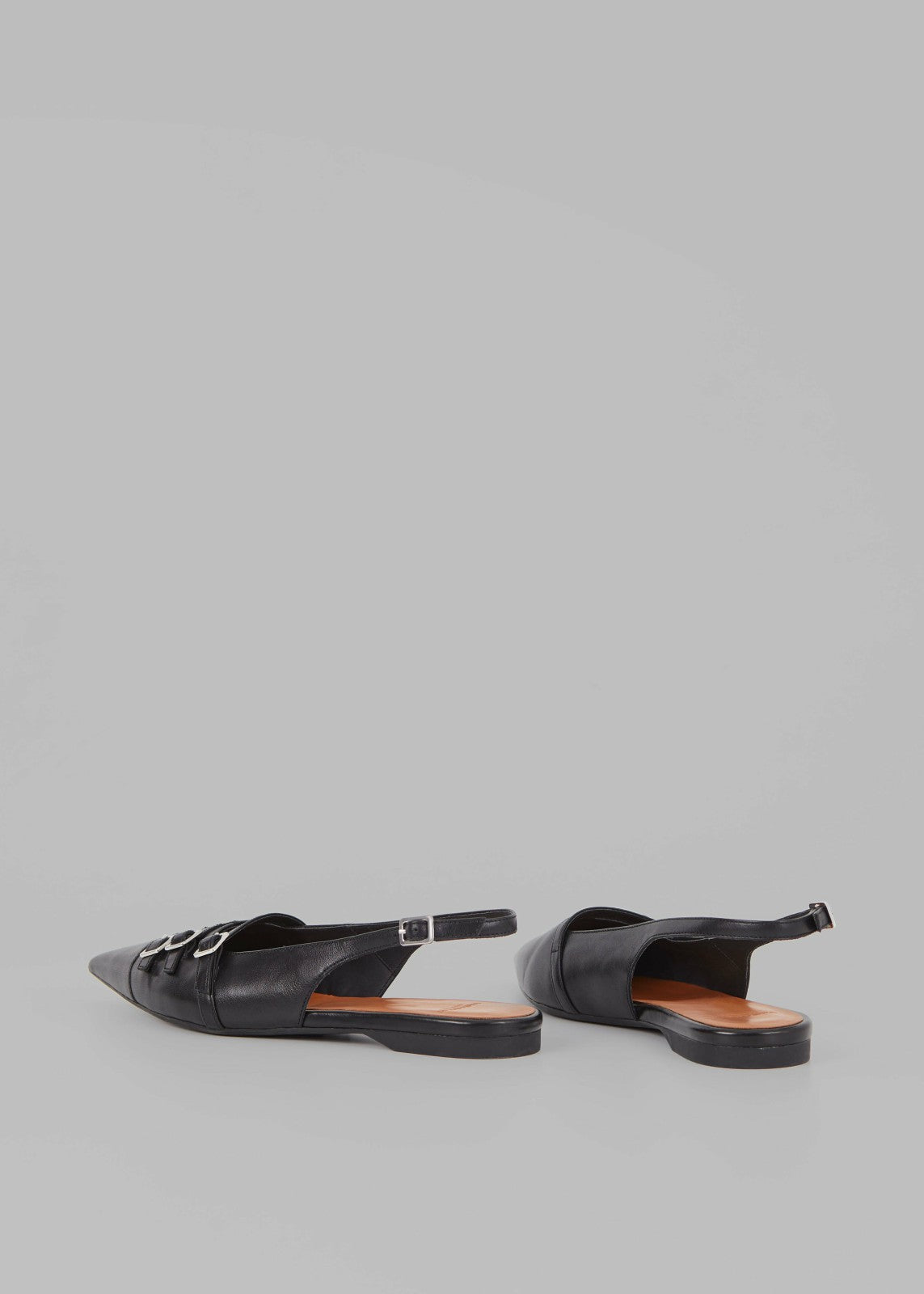 Vagabond Hermine Buckle Slingbacks - Black