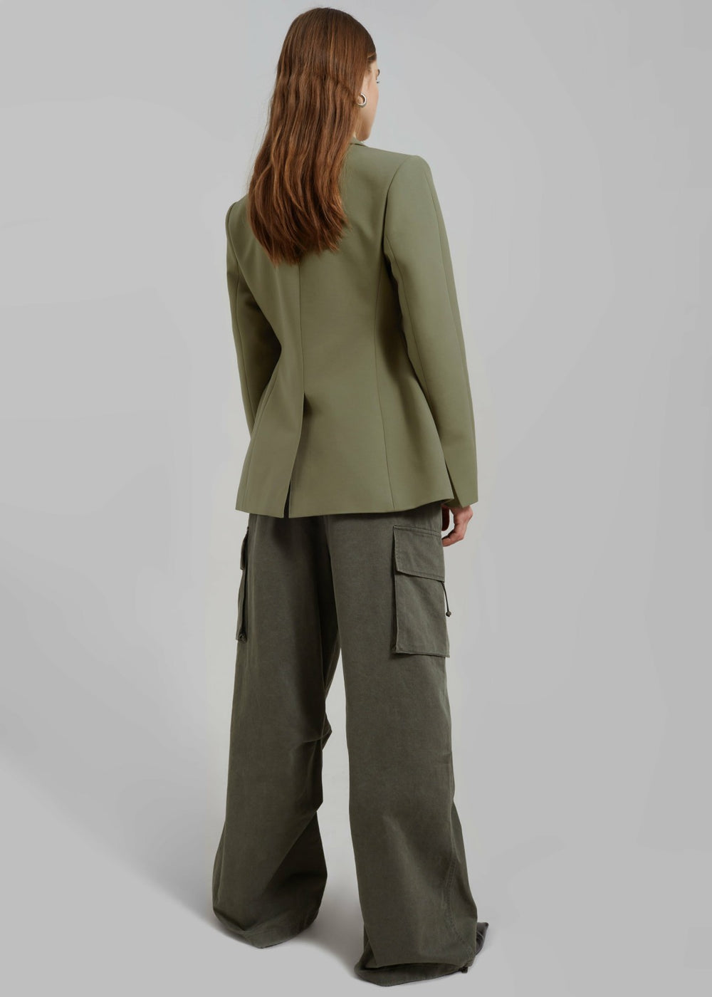 Colette Hourglass Blazer - Khaki