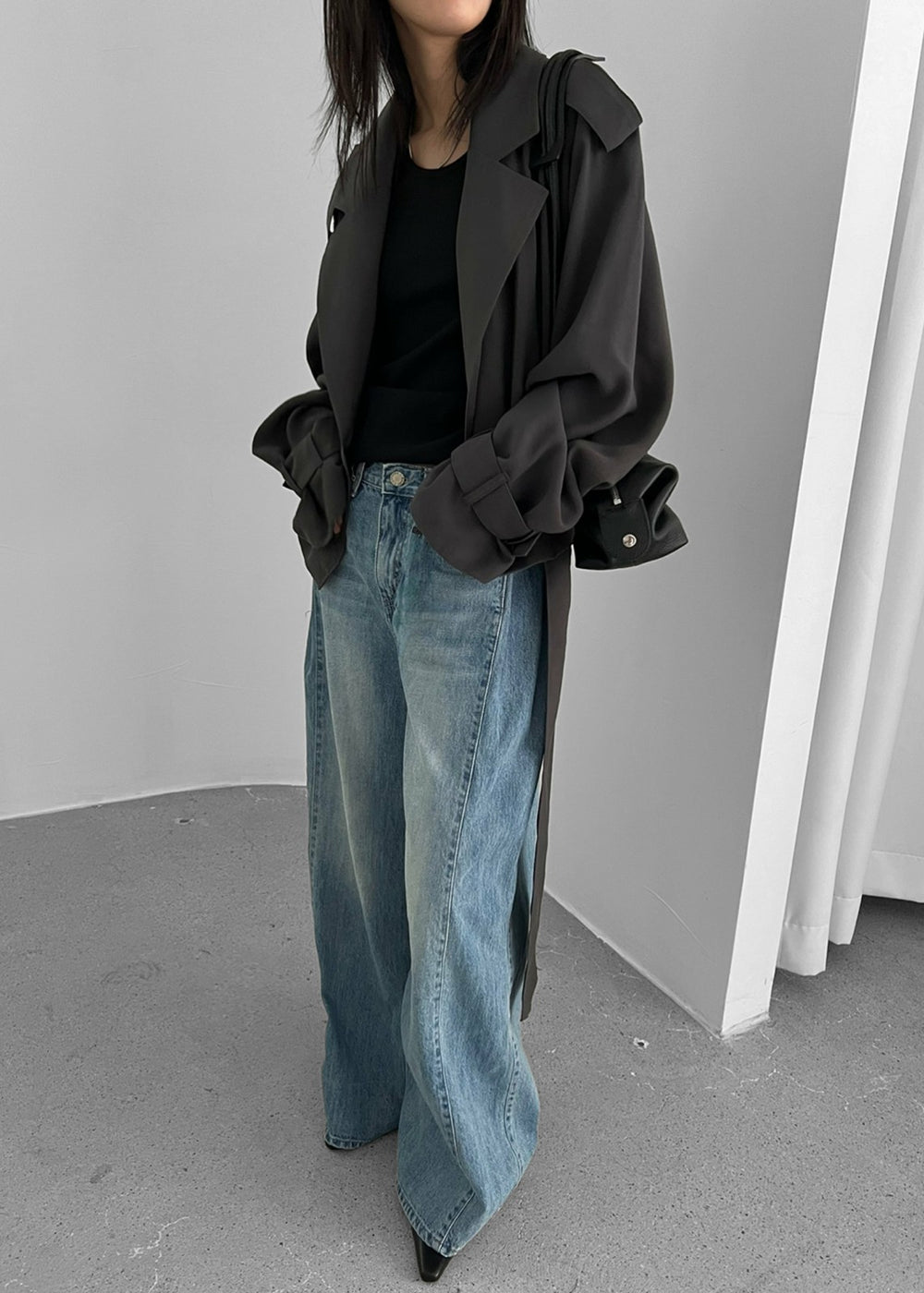 Oakley Wide Leg Jeans - Blue Wash
