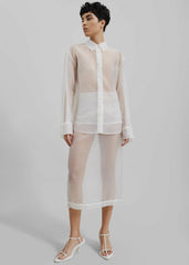 Peri Sheer Shirt - White